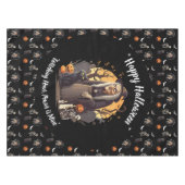 🕸️不気味魔女ハロウィーンテーブルクロス🎃👻 テーブルクロス (正面(横))