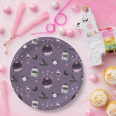 不気味魔女ハロウィーン誕生日パーティー ペーパープレート (パーティー)