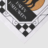 不気味黒猫 – アールデコ 薄葉紙 (詳細)