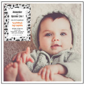 不気味1スプオカキュラーハロウィーン1歳 招待状