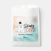 不気味1ハロウィン幽霊少年1歳のパーティー フェイバーバッグ (正面)