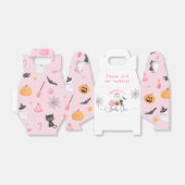 不気味1ハロウィン誕生日ピンクのカボチャ フェイバーボックス (折り畳みなし)