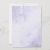 不気味1ハロウィン1歳の誕生日パーティー 招待状 (裏面)