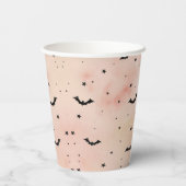 不気味1ハロウィン1歳の誕生日パーティー 紙コップ (裏面)