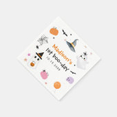 不気味1ハロウィン1歳 スタンダードカクテルナプキン (角)