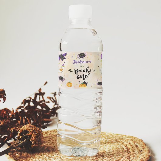 不気味1ハロウィン1歳 ペットボトルラベル