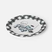 不気味1ハロウィン1歳 ペーパープレート (アングル)