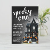 不気味1ハロウィン1歳 招待状 (スタンド正面)