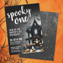 不気味1ハロウィン1歳 招待状