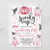 不気味1ハロウィン1歳 招待状 (正面)