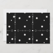 不気味1ハロウィーンの最初の誕生日パーティー 招待状 (裏面)