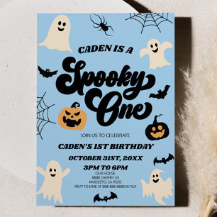不気味1ハロウィーン1回目の誕生日パーティー 招待状