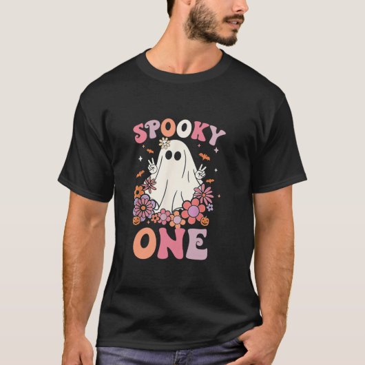不気味1ハロウィーン1日の誕生日パーティー飾り Tシャツ (正面)