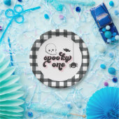 不気味1ハロウィーン1歳の誕生日紙プレート ペーパープレート (パーティー)