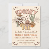 不気味1歳の誕生日ウェスタンパーティー 招待状 (正面)