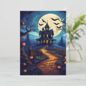 不気味、おもしろいハロウィン招待状 招待状 (スタンド正面)