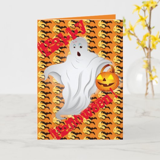 不気味 カード (黄色い花)