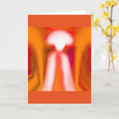 不気味 カード (黄色い花)