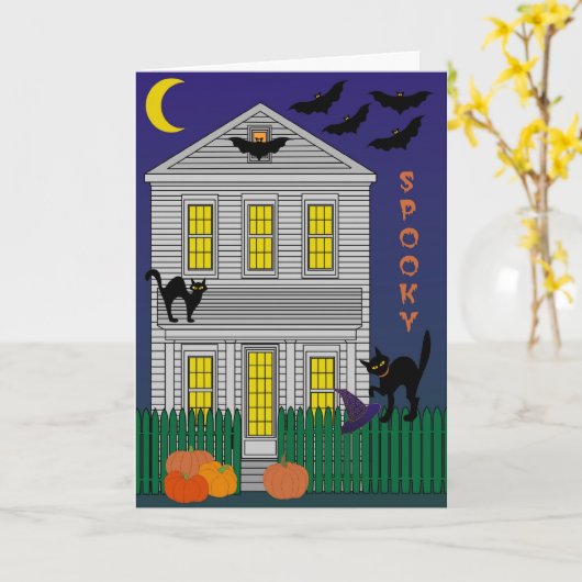 不気味 カード (黄色い花)