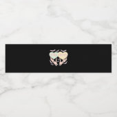 不気味 – スケルトンハンドホールドハートSweet And Sp ペットボトルラベル (シングルラベル)