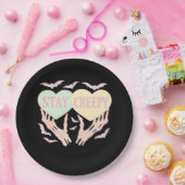 不気味 – スケルトンハンドホールドハートSweet And Sp ペーパープレート (パーティー)