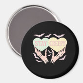 不気味 – スケルトンハンドホールドハートSweet And Sp マグネット (正面/裏面)