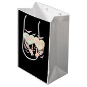 不気味 – スケルトンハンドホールドハートSweet And Sp ミディアムペーパーバッグ (正面アングル)