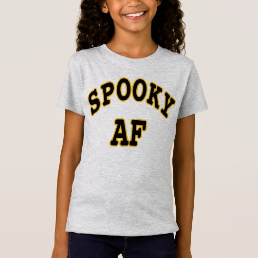 不気味AF – ハロウィーンの醜い Tシャツ (正面)