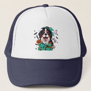 不気味Bernese Halloween :あなたのハウラーに私を連れて行く キャップ