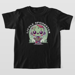 不気味Cute Zombie歩くin墓地,ハロウィーン Tシャツ