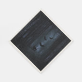 不気味Forest at Night Halloween スタンダードランチョンナプキン (角)