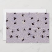 不気味One Halloween Pink 1st Birthday写真 招待状 (裏面)