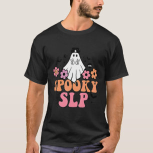 不気味SLP言語病理医幽霊ハロ Tシャツ