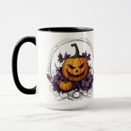「不気味Vibes Halloween Mug - Sip in おもしろいスタイル!」 マグカップ