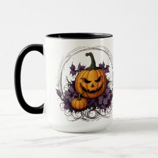 「不気味Vibes Halloween Mug - Sip in おもしろいスタイル!」 マグカップ