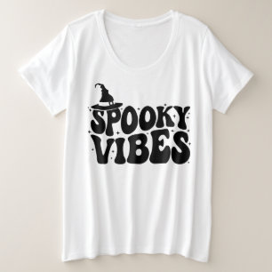 不気味Vibes, Halloween Women's プラスサイズTシャツ