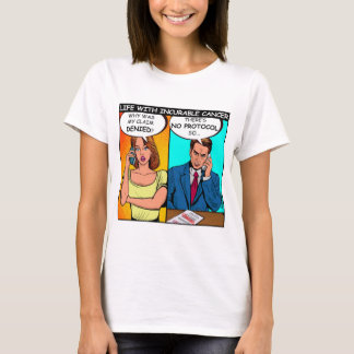 不治のがんに対する保険金請求の否認 Tシャツ