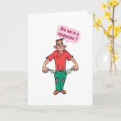 不況か？ カード (黄色い花)