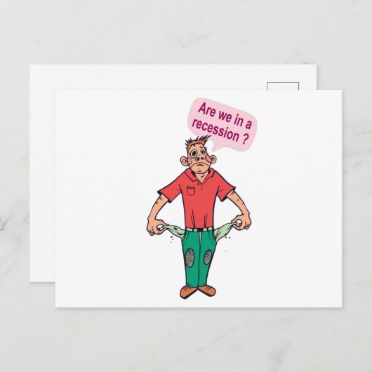 不況か？ ポストカード (正面/裏面)