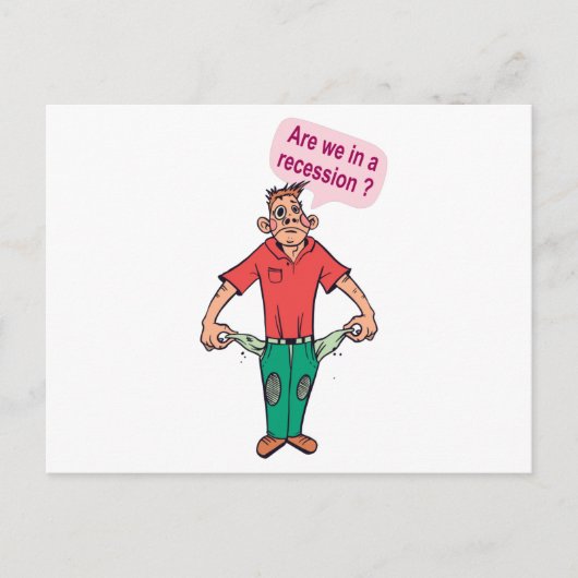 不況か？ ポストカード (正面)