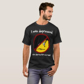 不況のアンチEmoのワイシャツ Tシャツ (正面フル)