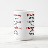 不況 – 不況 コーヒーマグカップ (中央)