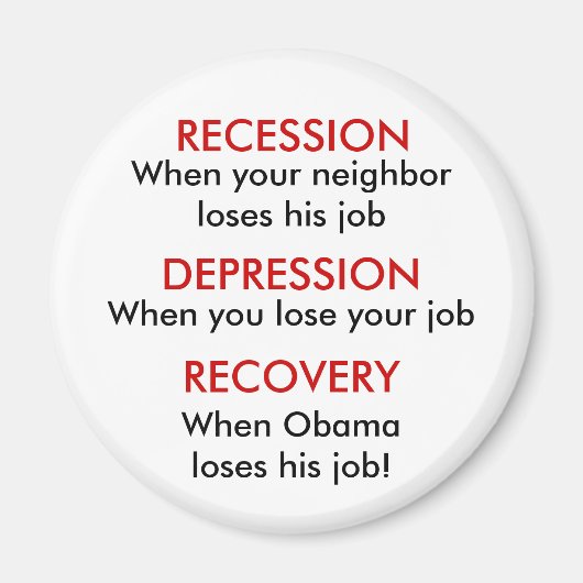 不況，不況，回復 マグネット (正面)