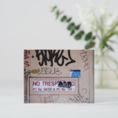 不法侵入なし ポストカード (スタンド正面)