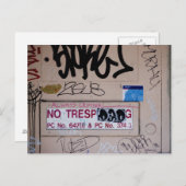 不法侵入なし ポストカード (正面/裏面)