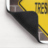 不法侵入なし マウスパッド (コーナー)