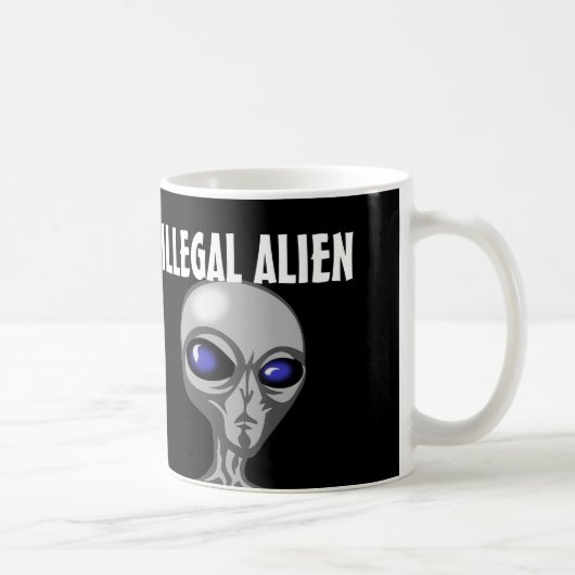 不法入国者のコーヒー・マグ コーヒーマグカップ (右)