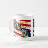 不法入国者のマグ コーヒーマグカップ (正面左)