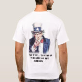 不法入国者 Tシャツ (裏面)