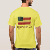 不法入国者 Tシャツ (裏面)